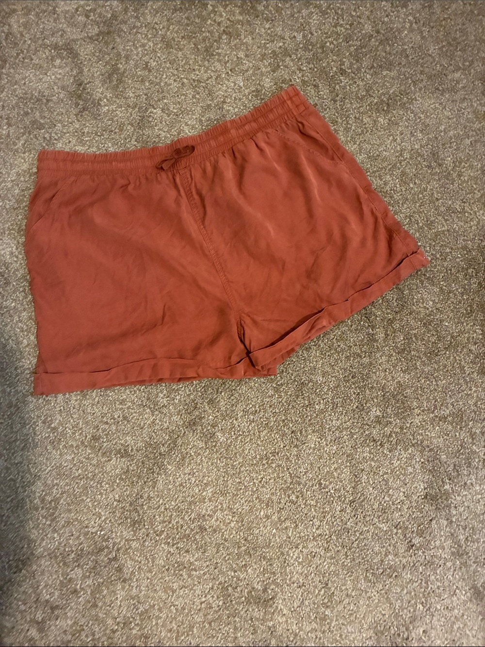 Universal Thread Rust Drawstring Athletic Shorts